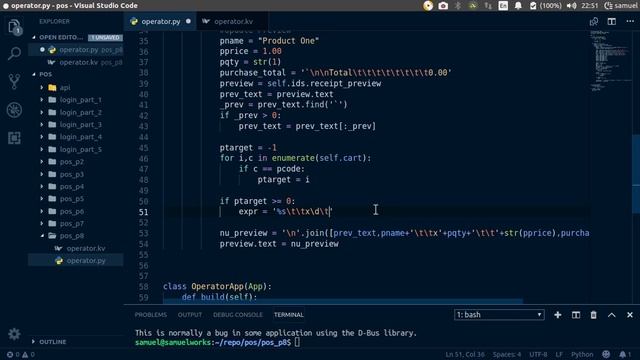 Python/Kivy POS System Part 3: POS Screen(Part 8) смотреть онлайн