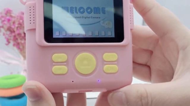 Kids' DIY Instant Photo Camera with Thermal Printer смотреть онлайн
