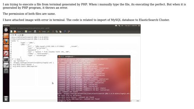 Ubuntu: could not execute a file generated by php from terminal (2 Solutions!!) смотреть онлайн