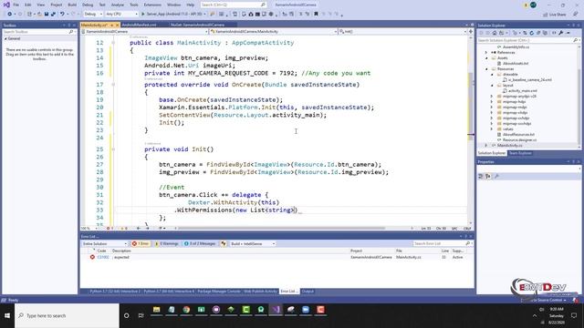 Xamarin Android Tutorial - Capture Image By Camera on AndroidX смотреть онлайн