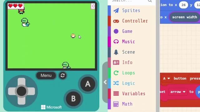Makecode Arcade Tutorial 6: Creating projectiles смотреть онлайн