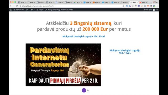 Atskleidžiu 3 žingsnių Sistemą, Kuri  Pardavė Produktų Už 200 000 Eur Per Metus