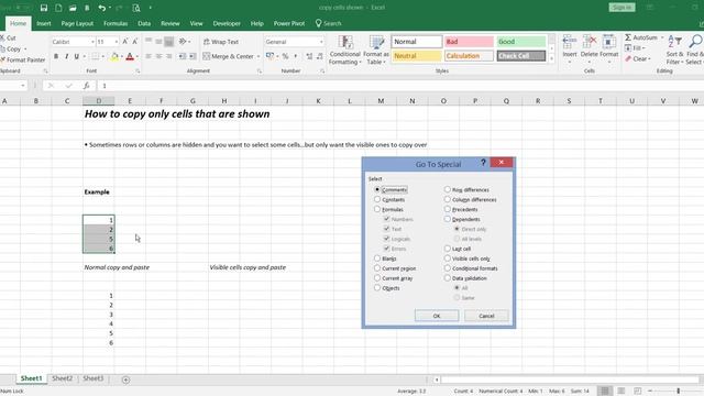 How to Copy only Visible Cells in Excel смотреть онлайн