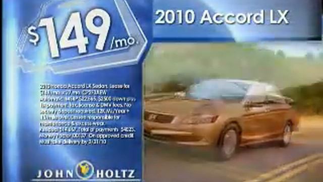 2010 Honda Accord LX Sedan for $149 смотреть онлайн