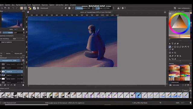 "Waves" - Exemplum!Error Sans in solitude [Speedpaint, Undertale AU] смотреть онлайн