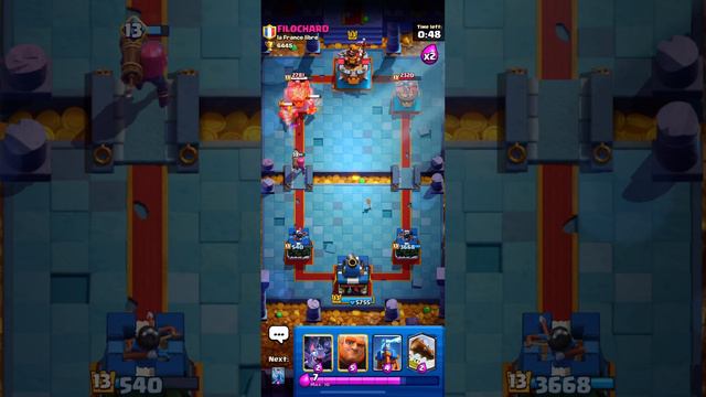 Clash Royale Arena 17 Gameplay - Overtime Win смотреть онлайн