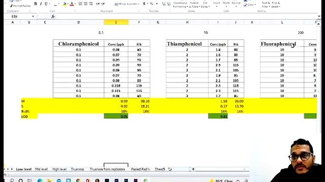 How to validate any method using excel sheet for calculation? смотреть онлайн
