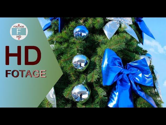 Футаж Новогодняя Елка в гипермаркете - Footage Christmas Tree смотреть онлайн