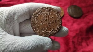Монеты гиганты Российской империи 5 копеек 1788г. ЕМ императрицы Екатерины II Великой (выпуск 7)