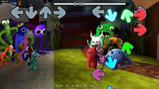New Rainbow Friends But Old VS New Characters (Swap Colors) ? FNF New Mod (Roblox Rainbow Friends) смотреть онлайн