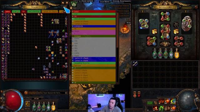 [PoE 3.17] Venom Gyre MF W/ 10.5L Claw - ARCHNEMESIS PATH OF EXILE