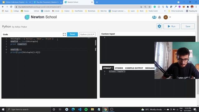 Collections in Python - Tuples - Complete Python Playlist смотреть онлайн