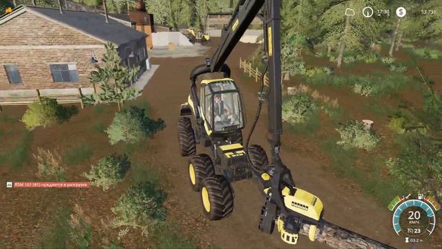 ПЕРЧИК С СЕНОМ Farming Simulator 19 Словацкая деревня #51 смотреть онлайн