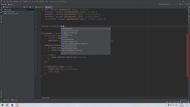Валидация формы на Javascript | Урок 14 смотреть онлайн