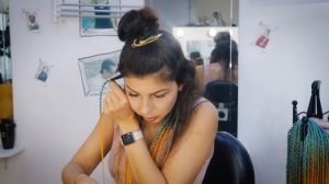 AfroMari Выпуск №55 | Как заплести ДЕ СЕНЕГАЛЬСКИЕ КОСЫ самостоятельно, самой себе, своими руками?