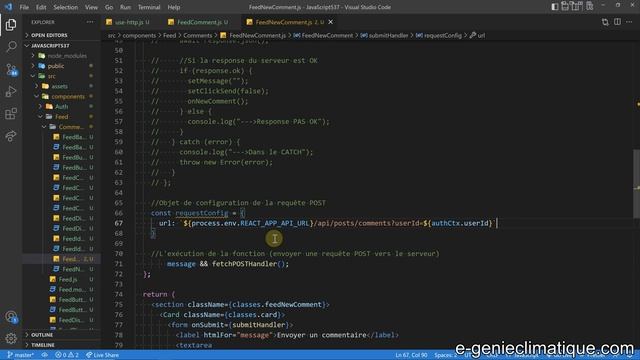 JavaScript537-React.js-Custom Hook HTTP-Implémentation requêtes GET POST PUT DEL dans les comments смотреть онлайн