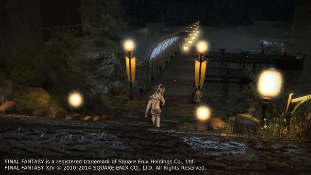FFXIV OST Gridania Night Time Theme ( Dance Of The Fireflies )