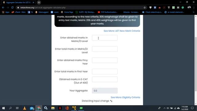 FAST Aggregate Merit Calculator for NTS and NU Test, Net Archives смотреть онлайн