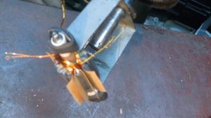 Дрель отечественная, перемотка якоря.