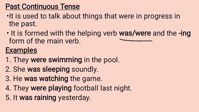 The past simple and past continuous tense смотреть онлайн