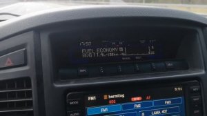 Расход топлива Паджеро 4 3.8, 92 бенз, круиз на 100 км/ч