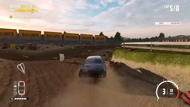 BlakenSash Play Wreckfest!! - First Place Wrecknado Rumble Race!! смотреть онлайн