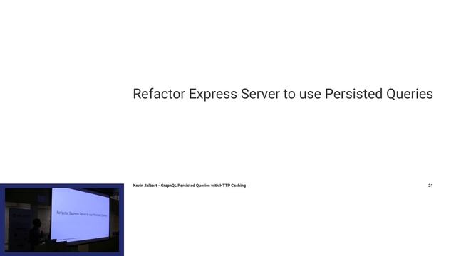 GraphQL Toronto July 2018 - Persisted Queries with HTTP Caching смотреть онлайн