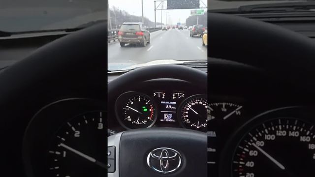 Реальный расход топлива lc200 дизель 2013 года. Москва, аэропорт внуково-МКАД. смотреть онлайн