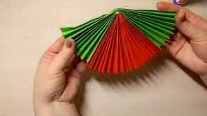 ”Русская матрёшка„ из цветной бумаги