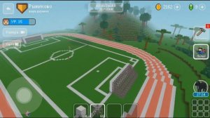 Строим школу в Рыжиково - Школьный стадион ФИНАЛ/ Блок Крафт 3Д / Block Craft 3D