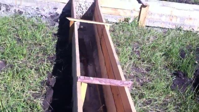 Заливаем фундамент с армированием стеклопластиковой арматурой! смотреть онлайн