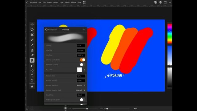 How to create Nice BLENDER BRUSH in Artstudio Pro смотреть онлайн