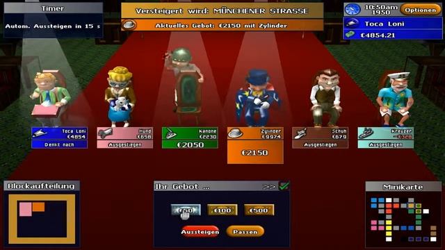 Let's play Monopoly Tycoon [33] [HD] [German] - Bug in the Game II смотреть онлайн
