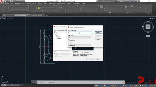 AutoCAD Layout Viewport - pt2 (Correcting Dimension Size in Paper Space) смотреть онлайн