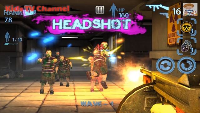 Zombie Games For Kids | Zombie Hunter King (Mobirix Game) Android Gameplay | Kids TV Channel смотреть онлайн