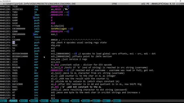 HIEW tutorial hexadecimal editor part 4 HD key generator using Crypto module смотреть онлайн