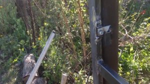 Защелка на калитку своими руками.