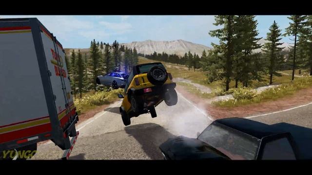 Cars vs Massive Speed Bumps #7 – BeamNG Drive смотреть онлайн