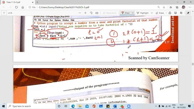 Python class 11, Ch-5, conditional and looping construct part-7 by Sunil Kumar Chittora смотреть онлайн