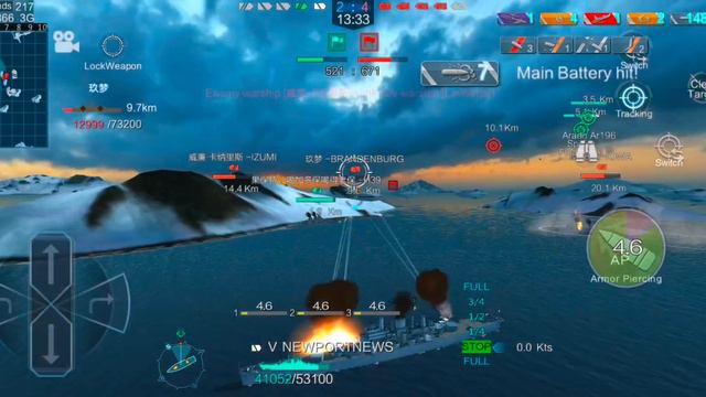 [PVP] Newport News new HE ammunition - Naval Creed Warships смотреть онлайн