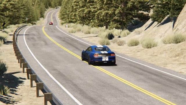 Assetto Corsa - Crazy Ford Mustang 2015 V8 sound mod смотреть онлайн