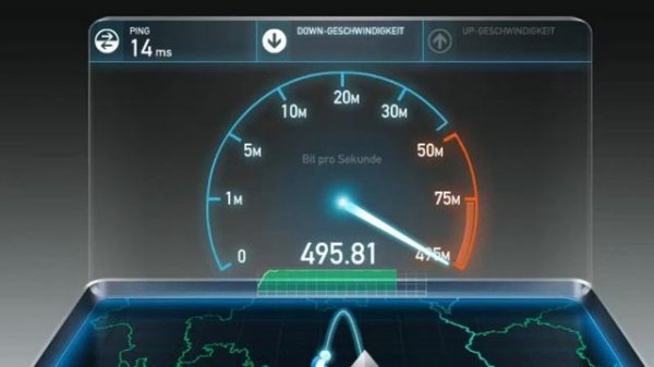 500 Mbit Speedtest