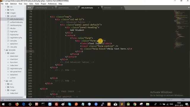 Template integration php curd смотреть онлайн