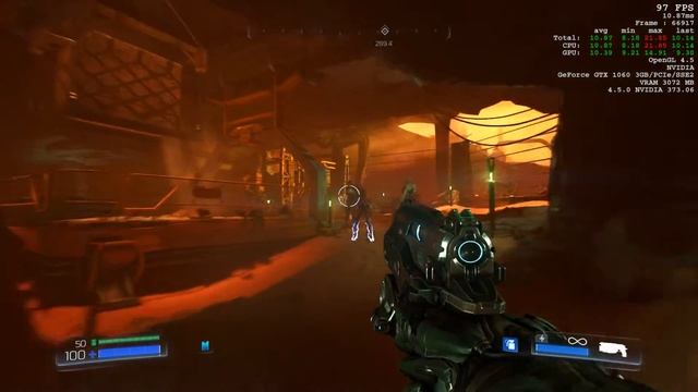 тест DOOM 2016 с видеокартой Gigabyte GeForce GTX 1060 Windforce OC 3GB смотреть онлайн