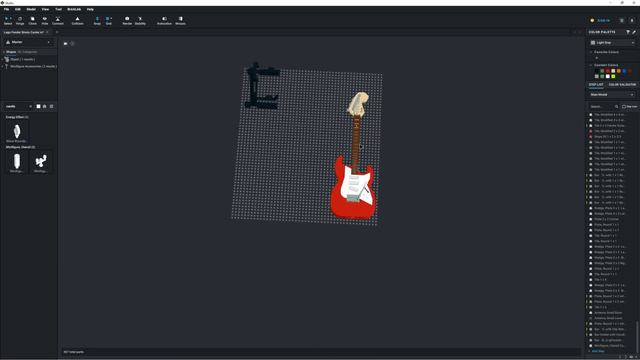Lego Ideas Fender Stratocaster 21329 done in Studio 2.0 | Speed Build смотреть онлайн
