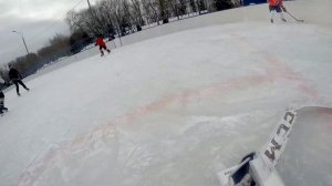 Дворовый хоккей от первого лица | Вратарь 2 часть