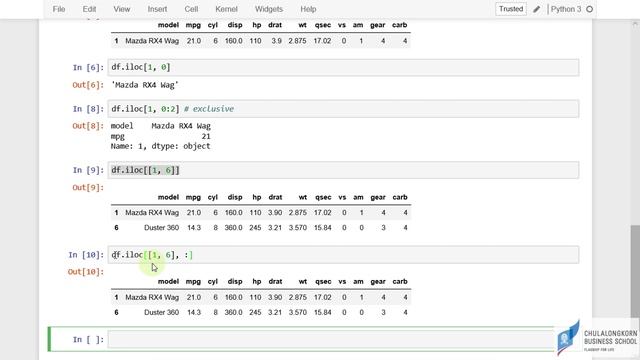 สอน Python สำหรับ Data science: การใช้ iloc เพื่อเลือกแถวและคอลัมน์ใน pandas DataFrame смотреть онлайн