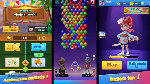 Bubble King Gameplay Android | New Game смотреть онлайн