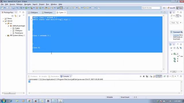 Java Inheritance interview questions and answers with example Part 1 смотреть онлайн