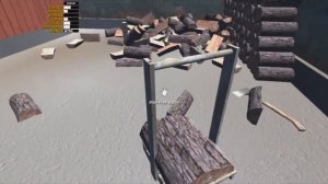 Работа в My Summer car/Рубим дрова #1